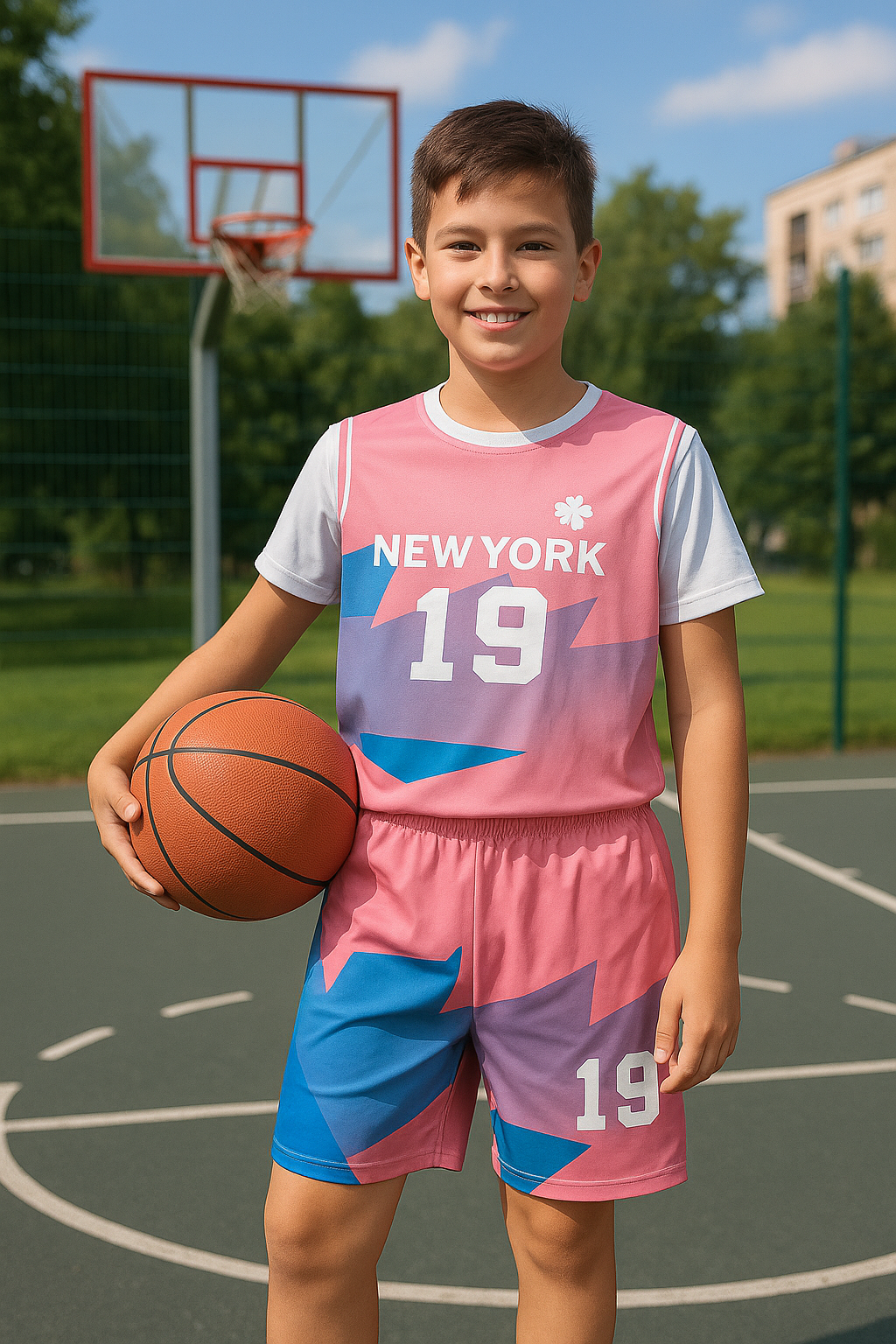 Pink n White Soccer Set