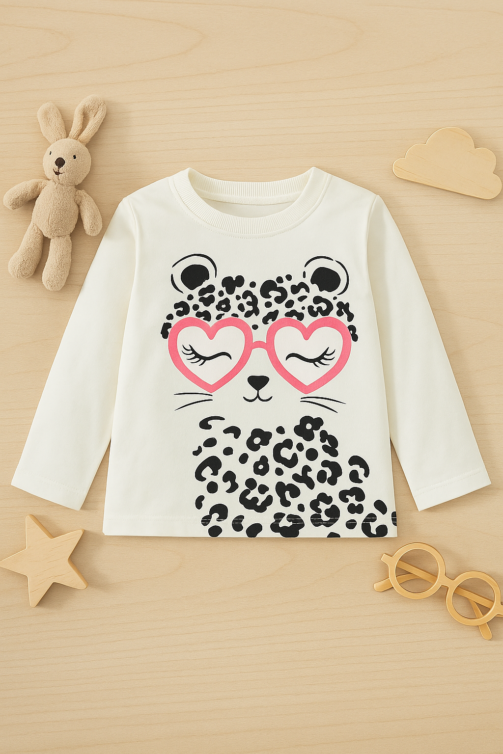 animal-print night suit