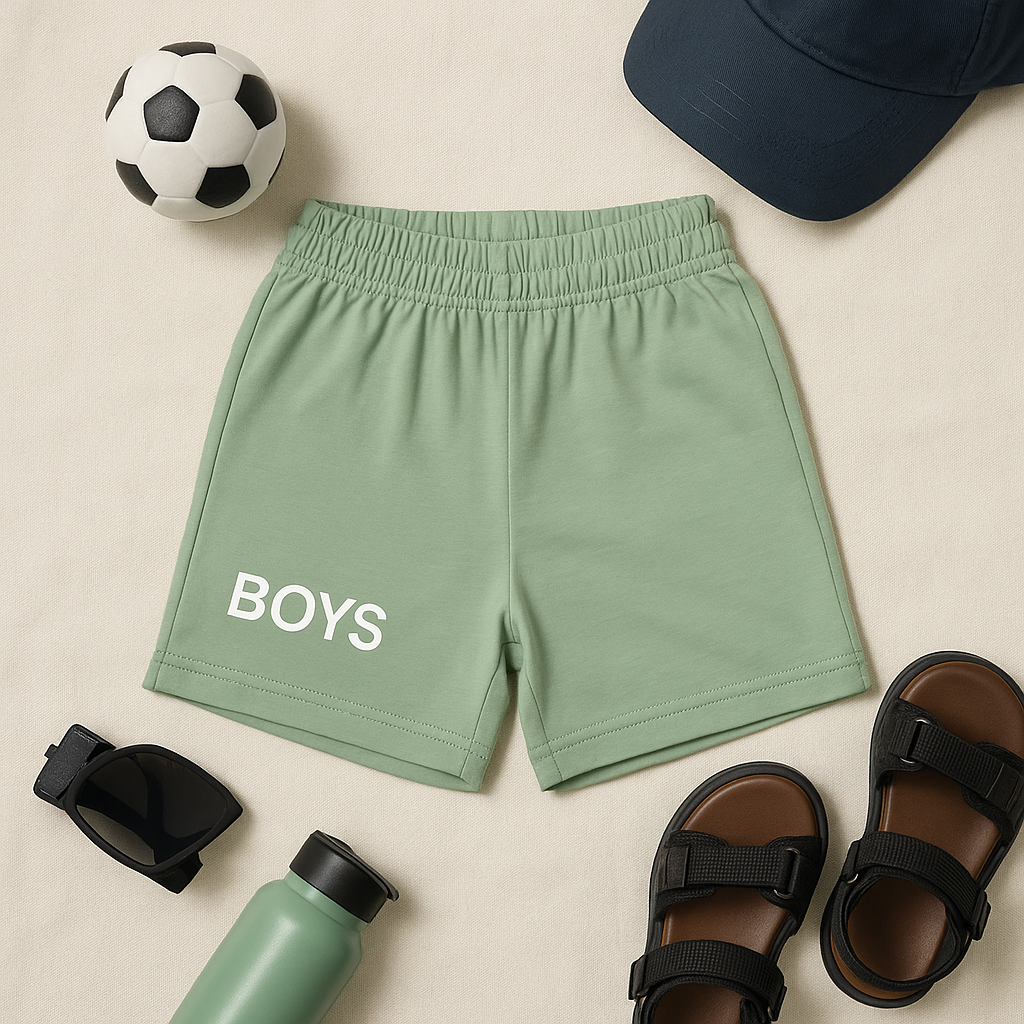 Earthy Boys Shorts Set