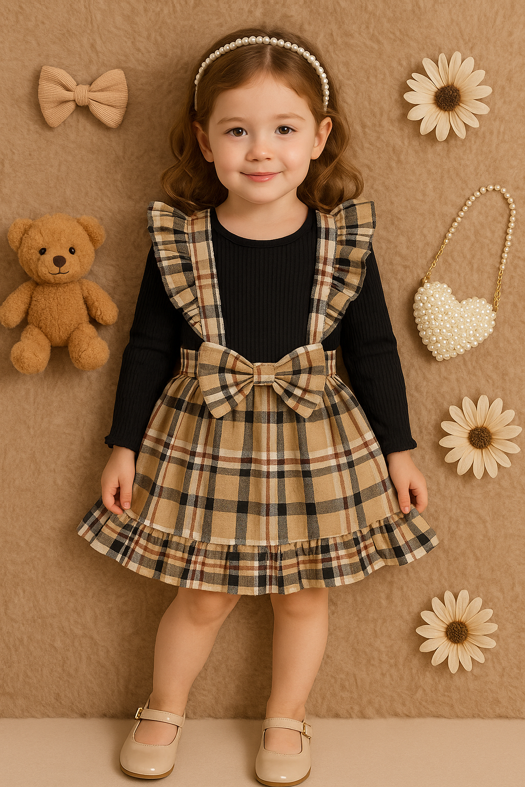 Classic Plaid Skirt set