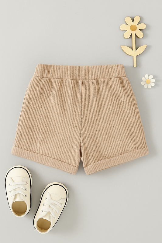 Beige Boys Shorts