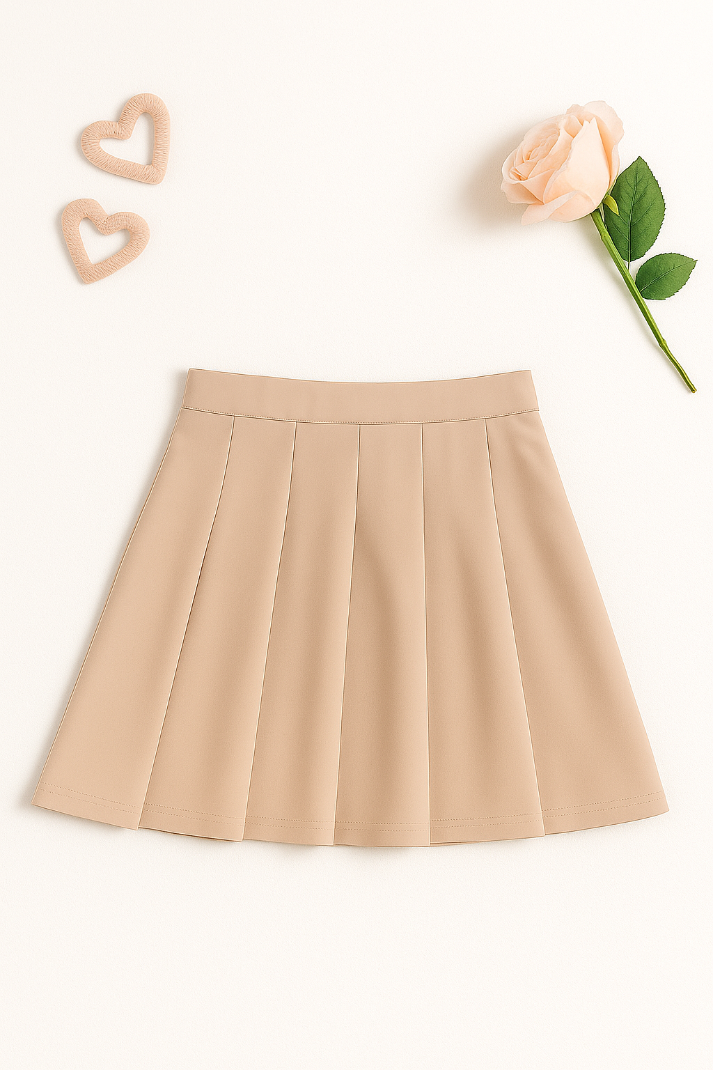 Beige T and Skirt