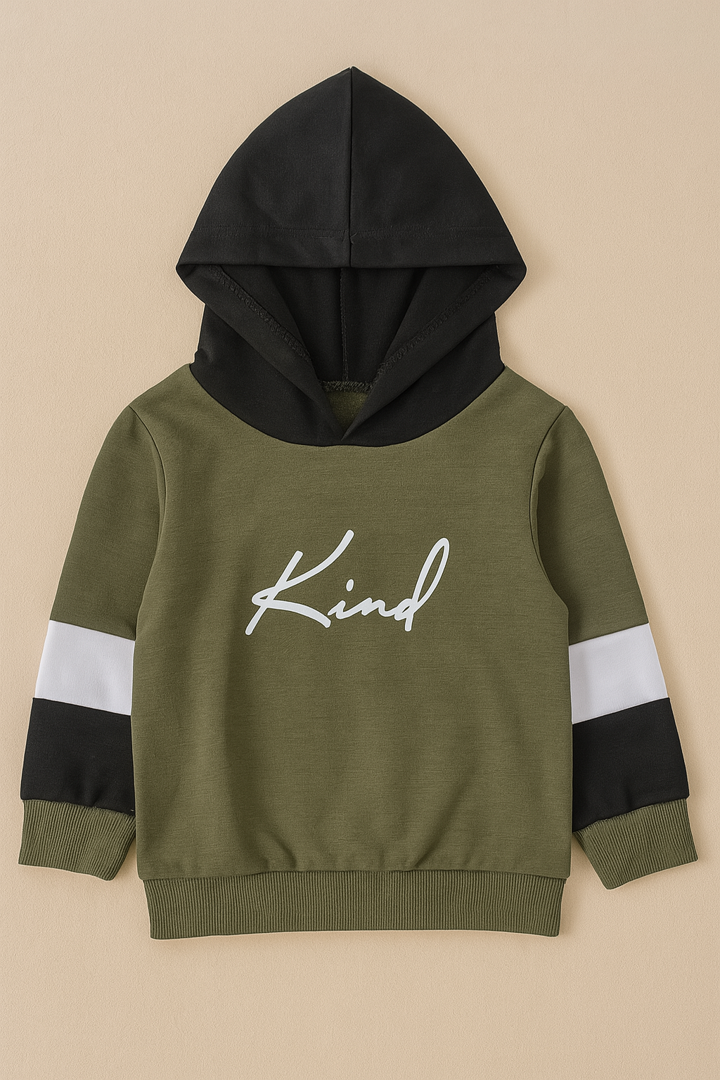 Green & Black hoodie set
