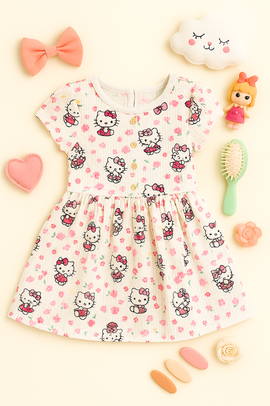 Hello Kitty Printed Dress