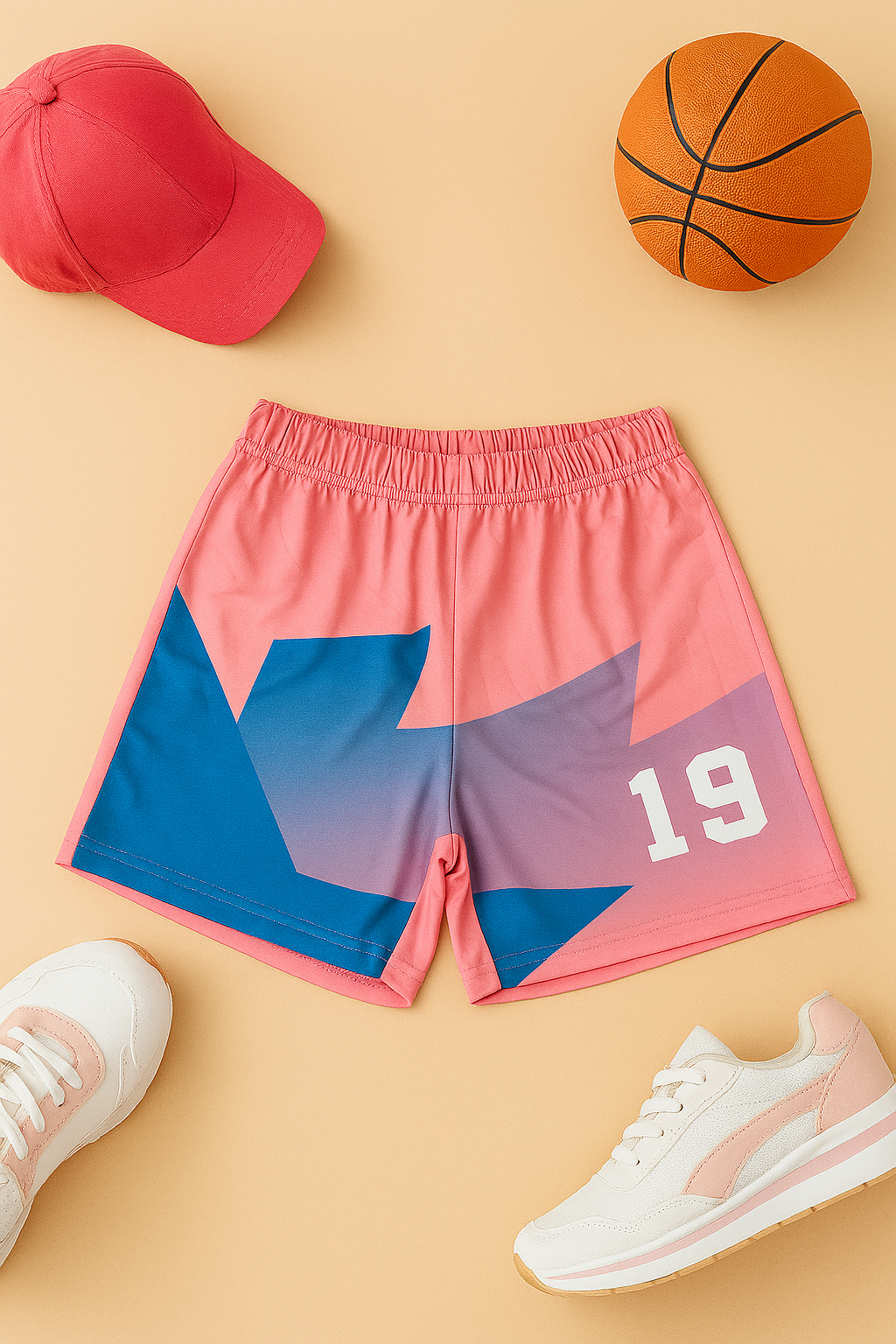 Pink n White Soccer Set