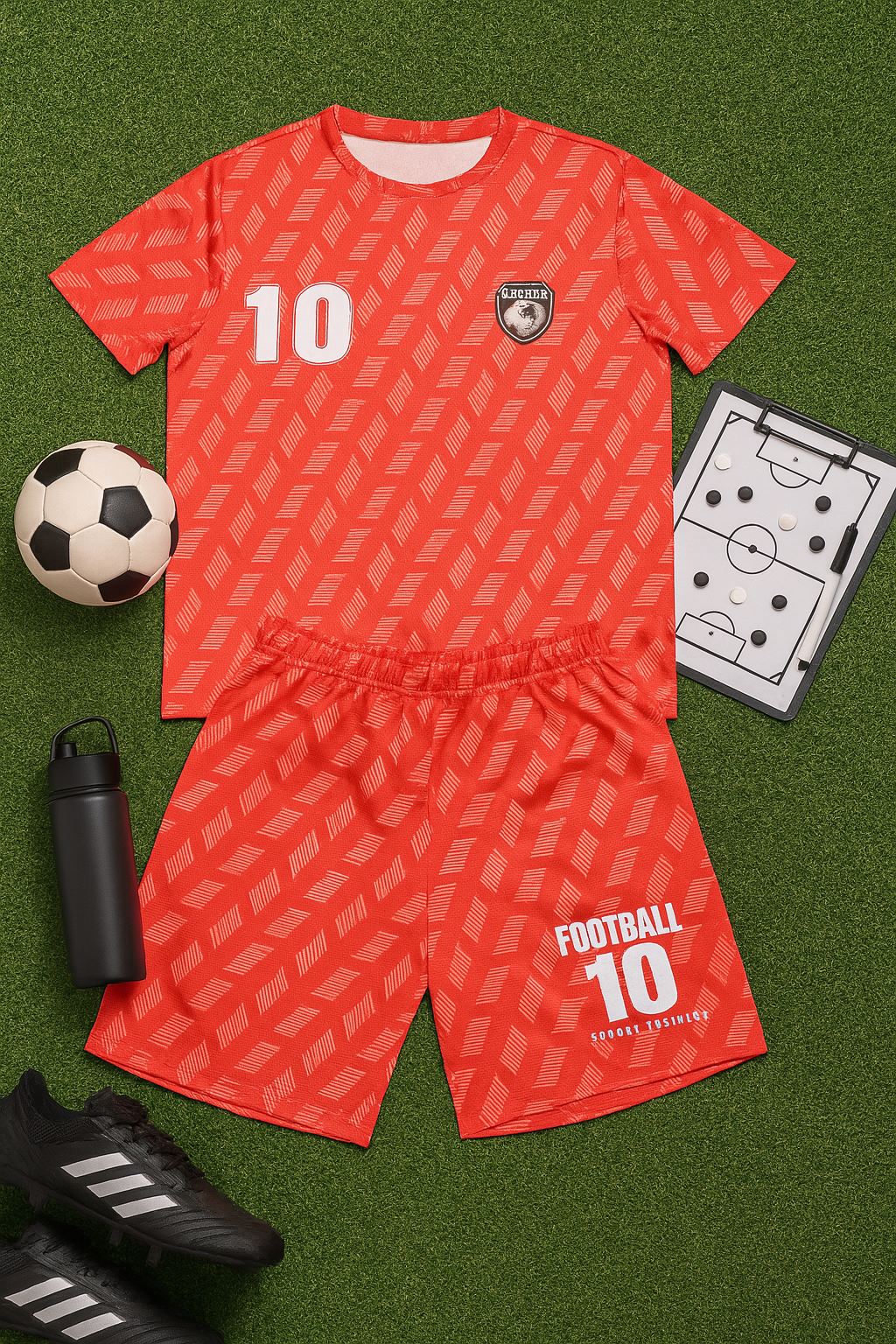 Red Soccer Set