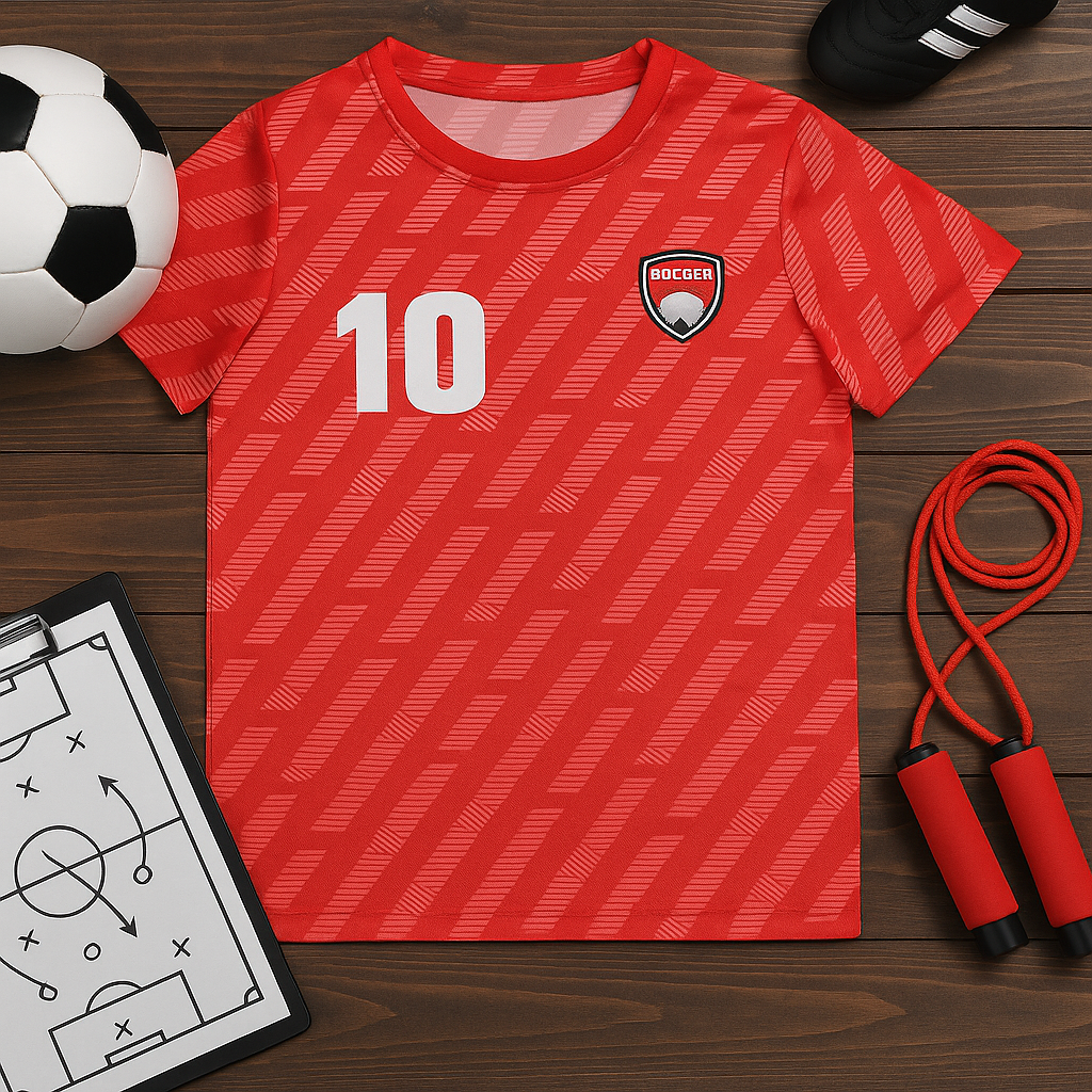 Red Soccer Set