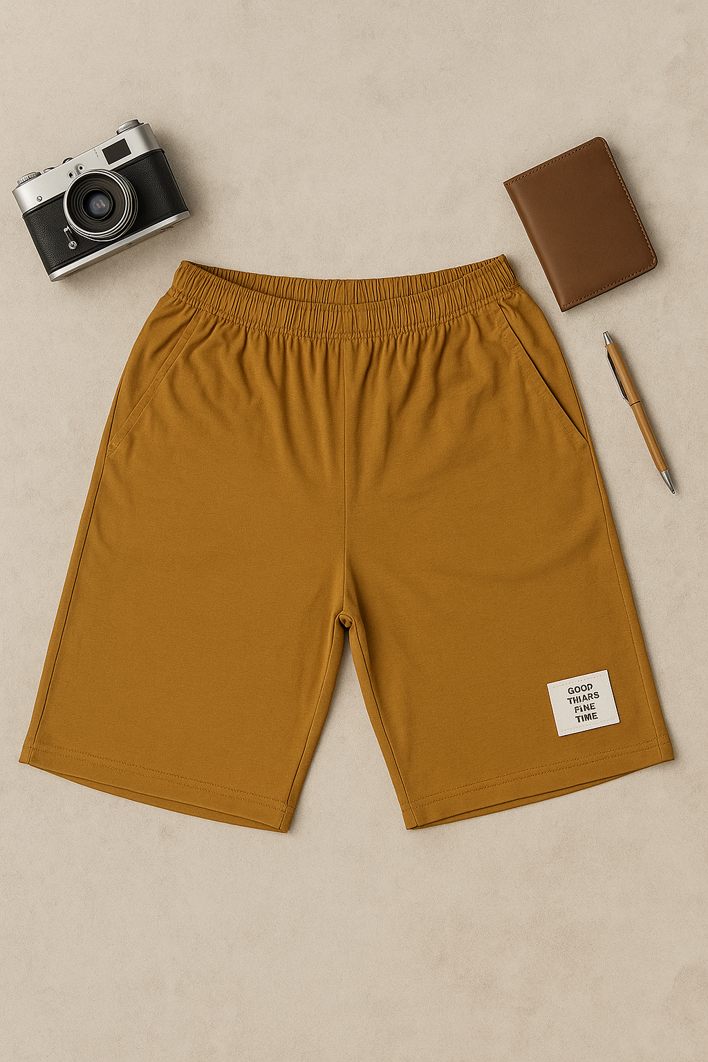 Rust Stripes Short set