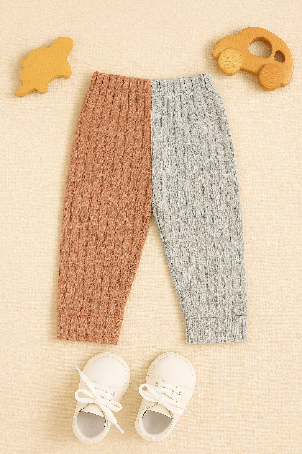 Tri-color hoodie set